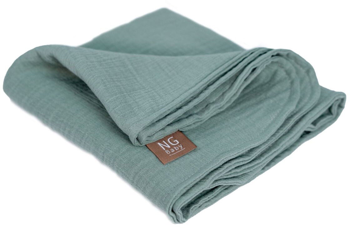 NG Baby Muslinfilt Deluxe|Frosty Green
