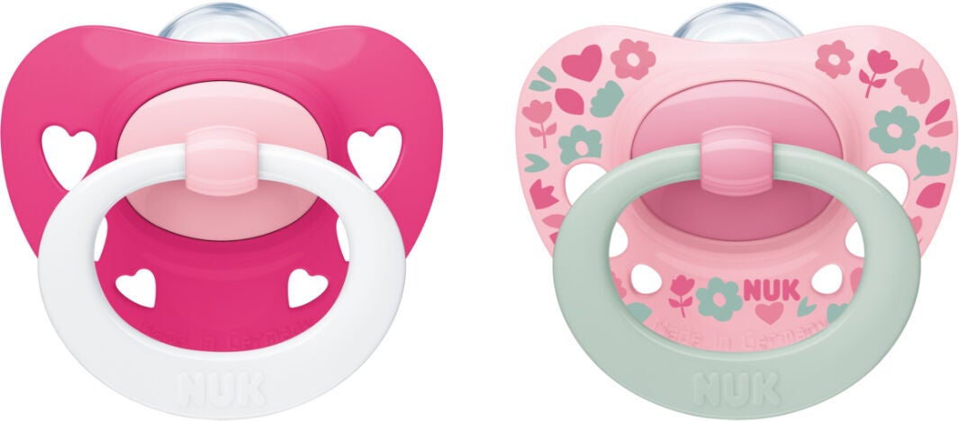 NUK Signature Nappar Stl 2 2-pack|Rosa