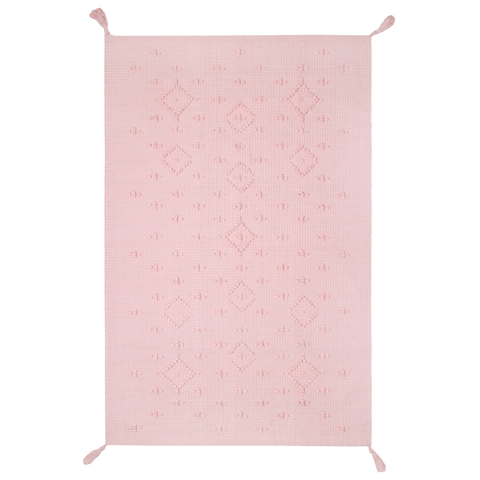 Nattiot Rosa Matta med Fransar 150x100|
