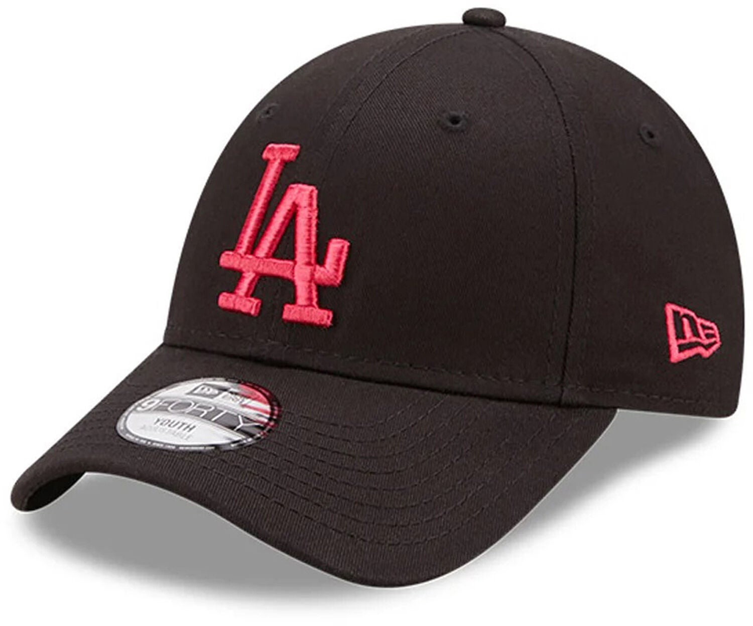 NewEra League Essential 9Forty Baseballkeps|Black/Bright Rose