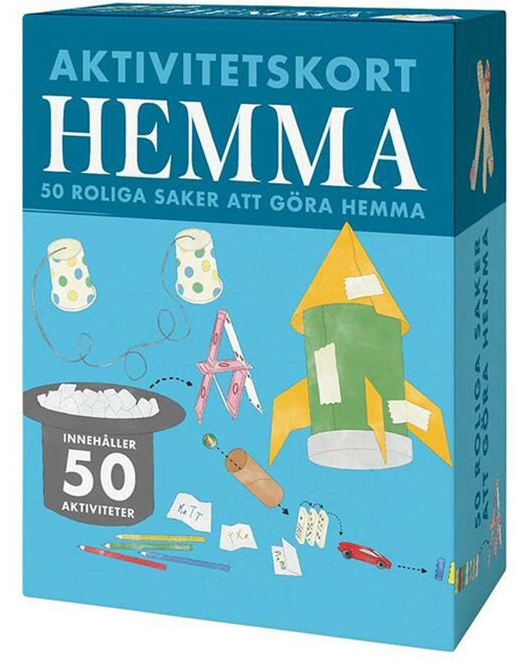 Nicotext Aktivitetskort Hemma 50 Roliga Saker Inomhus