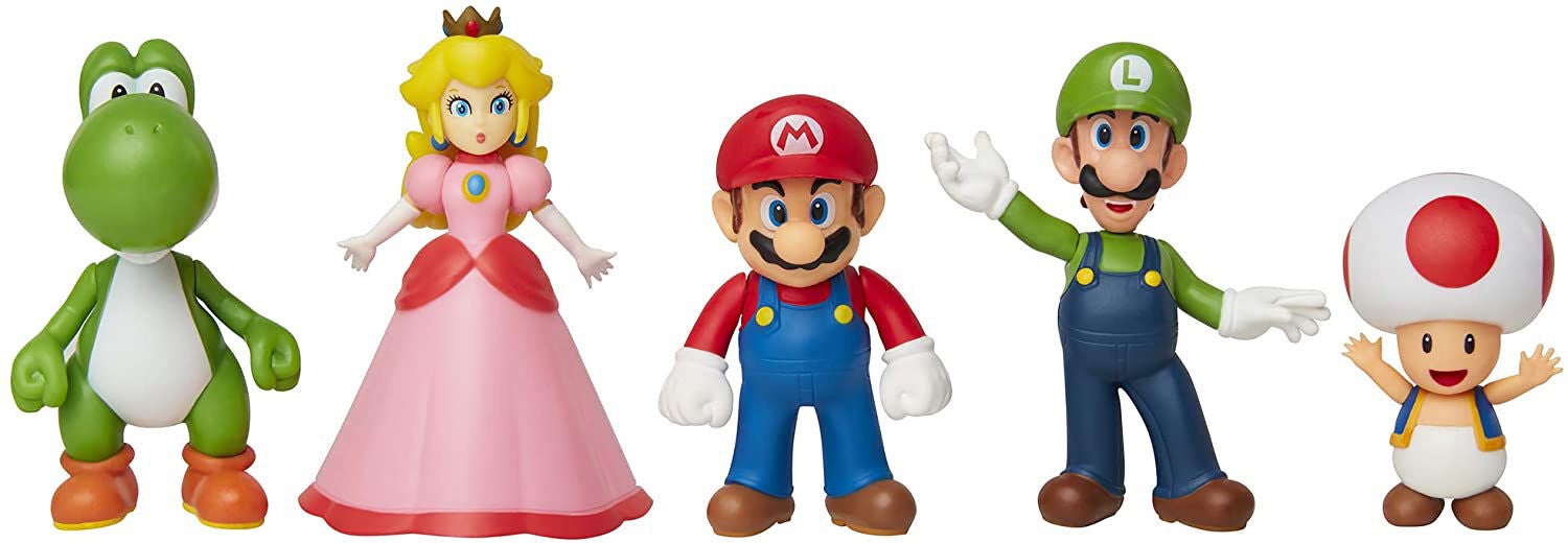 Nintendo Figurer Mario &  Friends 5-pack|