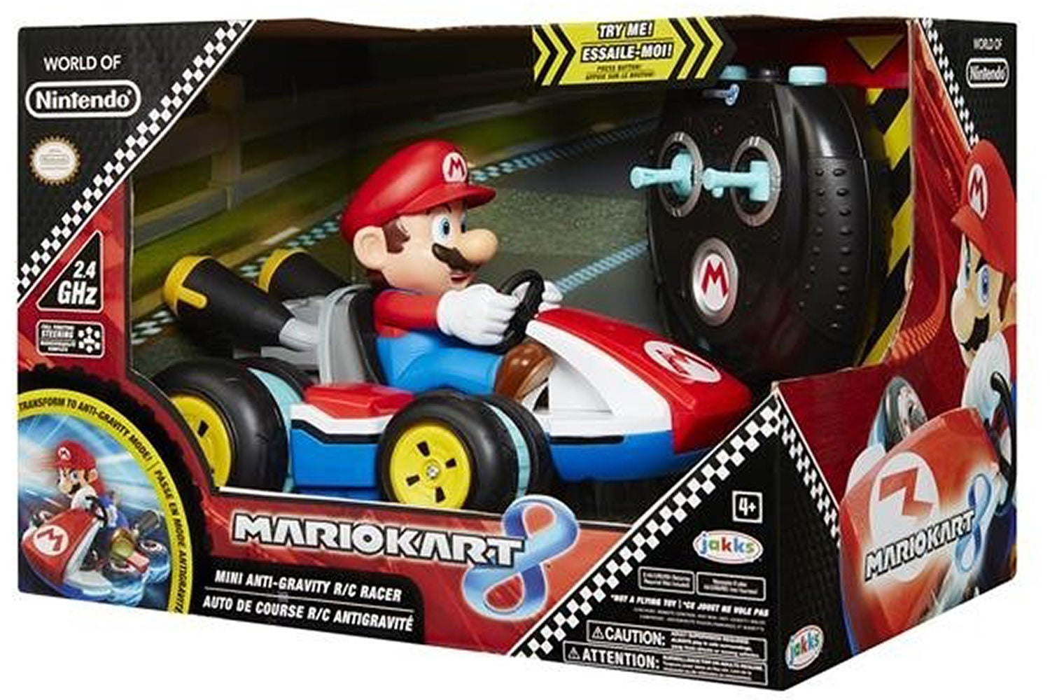 Nintendo Mario Kart Mini RC Racer Radiostyrd Bil|