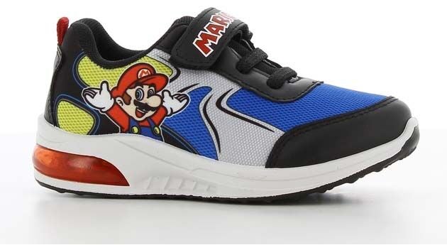 Nintendo Super Mario Blinkande Sneakers|Black/Cobalt Blue