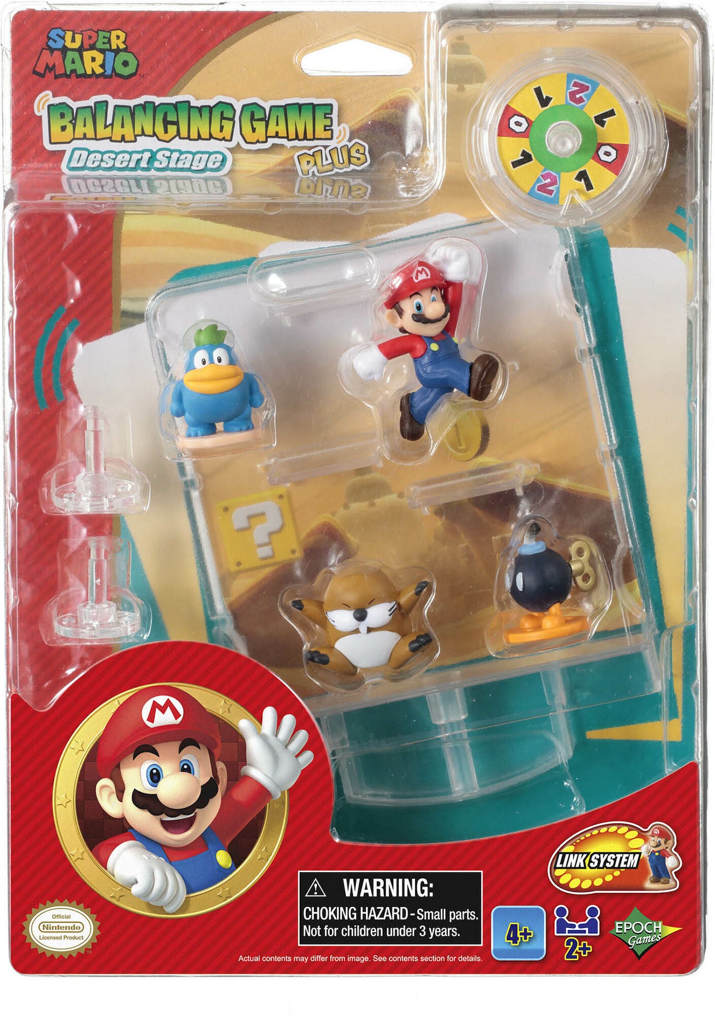 Nintendo Super Mario Spel Balanseringsspel Plus Ökenbana|