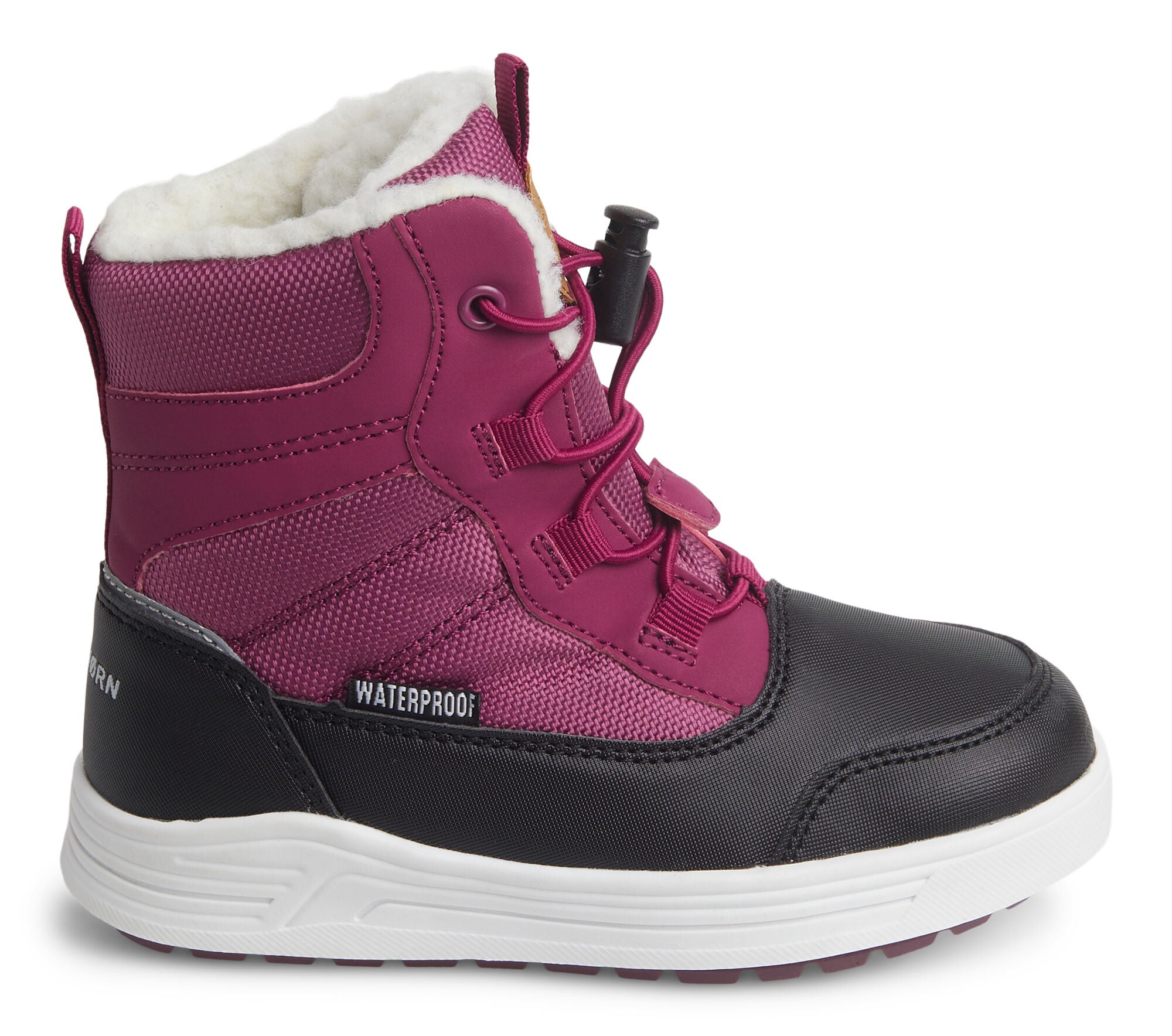 Nordbjörn Alpine Vinterkängor|Black/Fuchsia