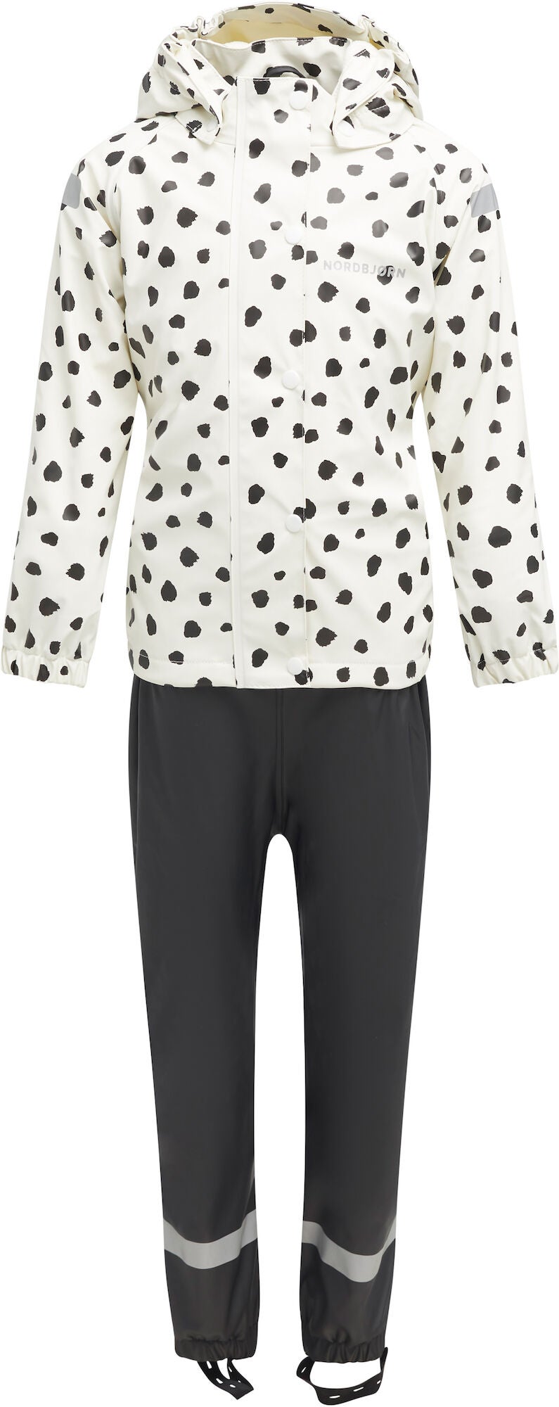 Nordbjörn Asperö Fodrat Regnställ|Dots Black