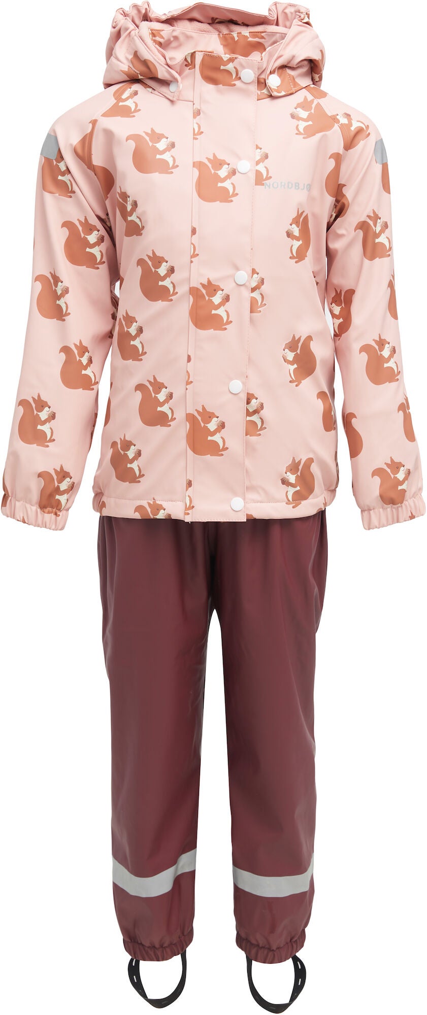 Nordbjörn Asperö Fodrat Regnställ|Pink Squirrel
