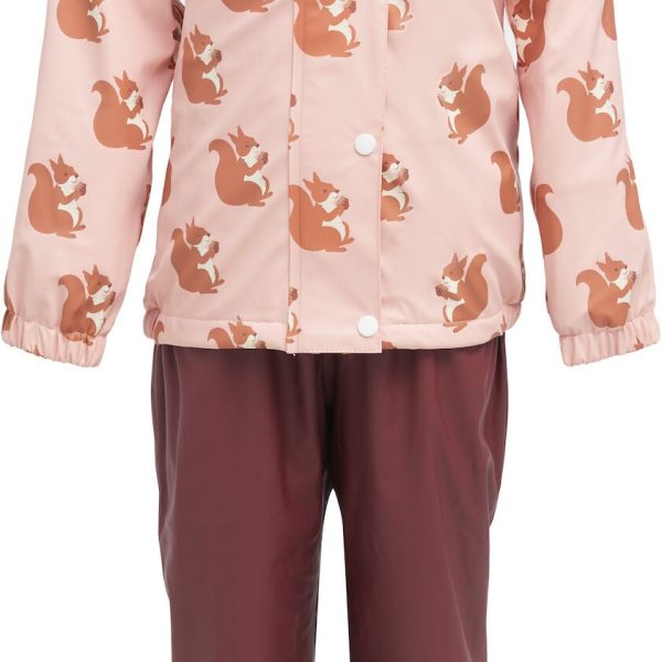 Nordbjörn Asperö Fodrat Regnställ|Pink Squirrel