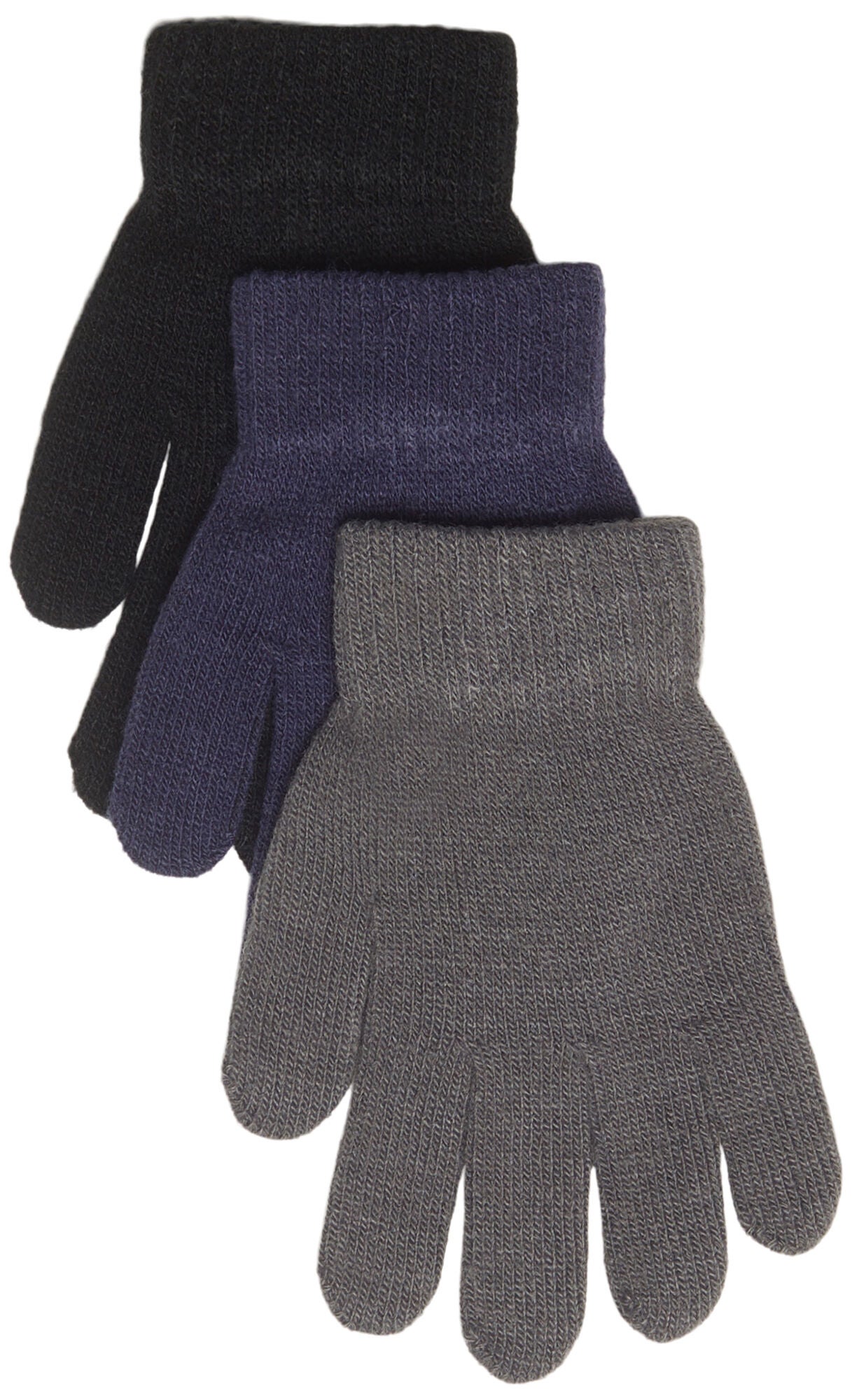 Nordbjörn Bergsfjord Fingervantar 3-pack|Black/Quiet Shade/Eclipse