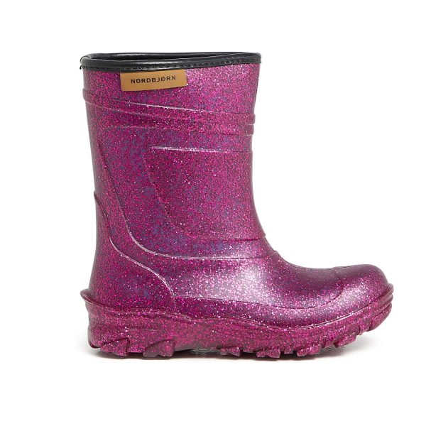 Nordbjörn Blizzard Fodrad Gummistövlar|Light Purple Glitter