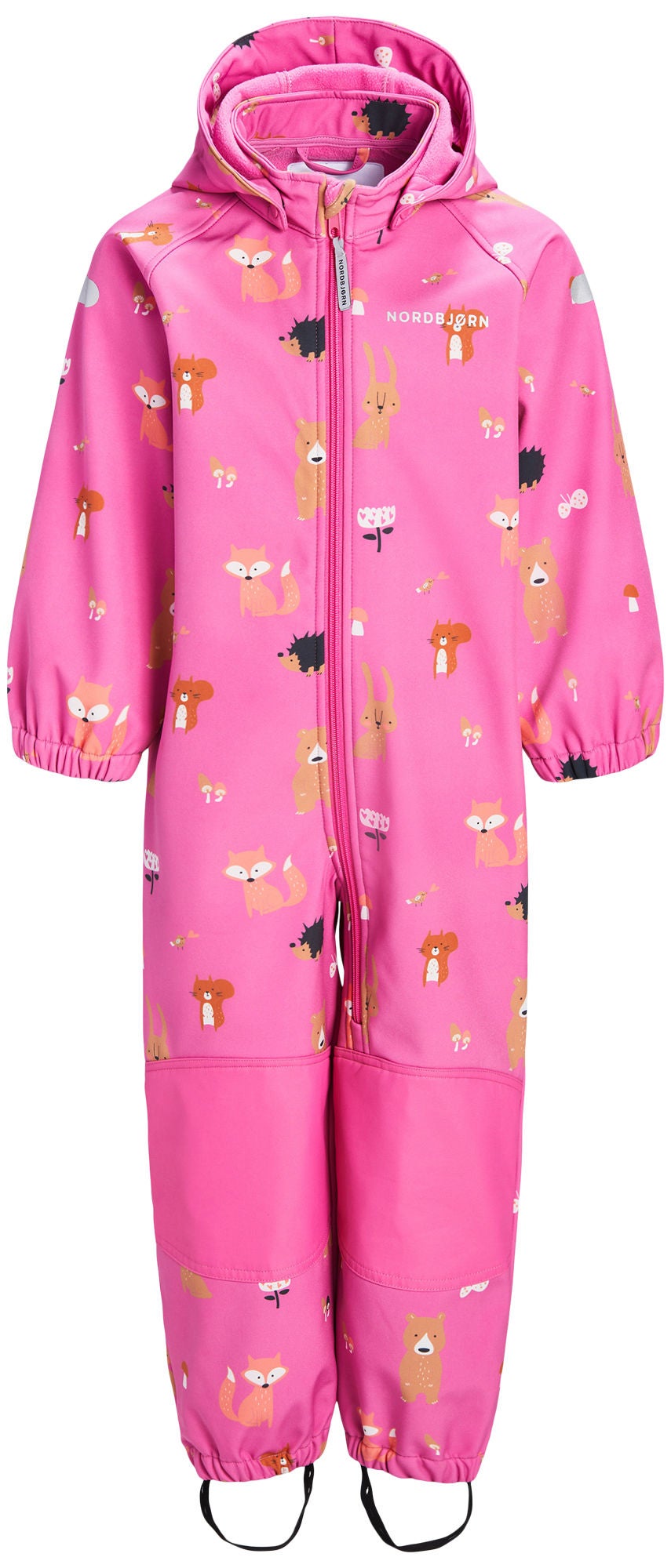 Nordbjörn Bovall Softshelloverall|Forrest Animals Ibis Rose