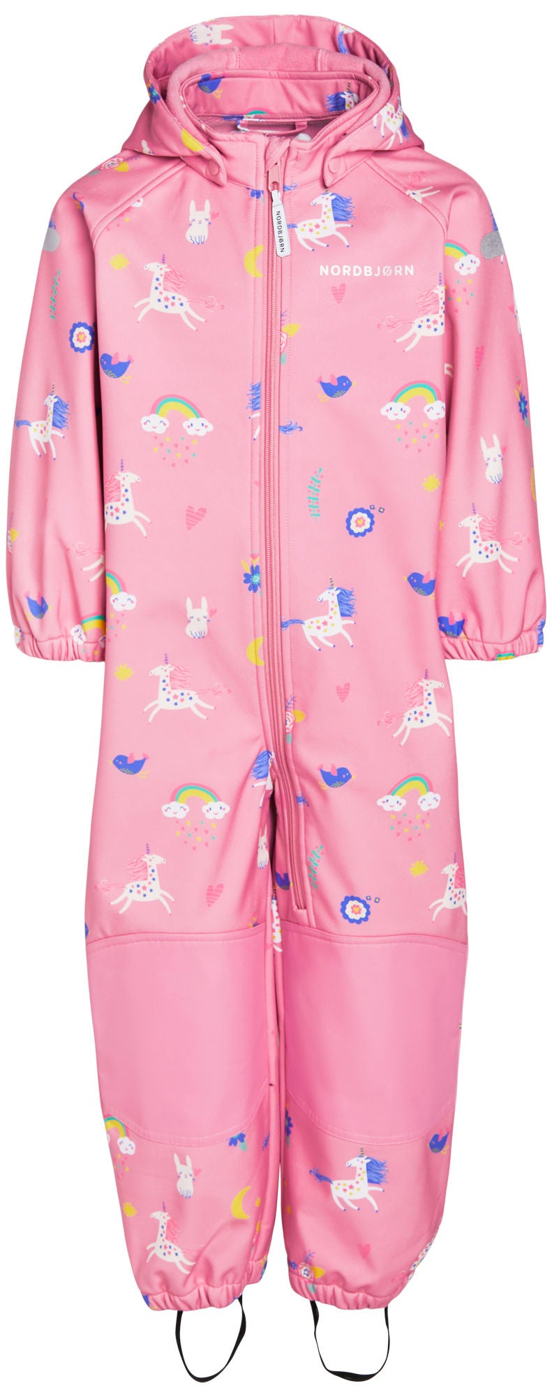 Nordbjörn Bovall Softshelloverall|Orchid Smoke Unicorn &  Bunnies