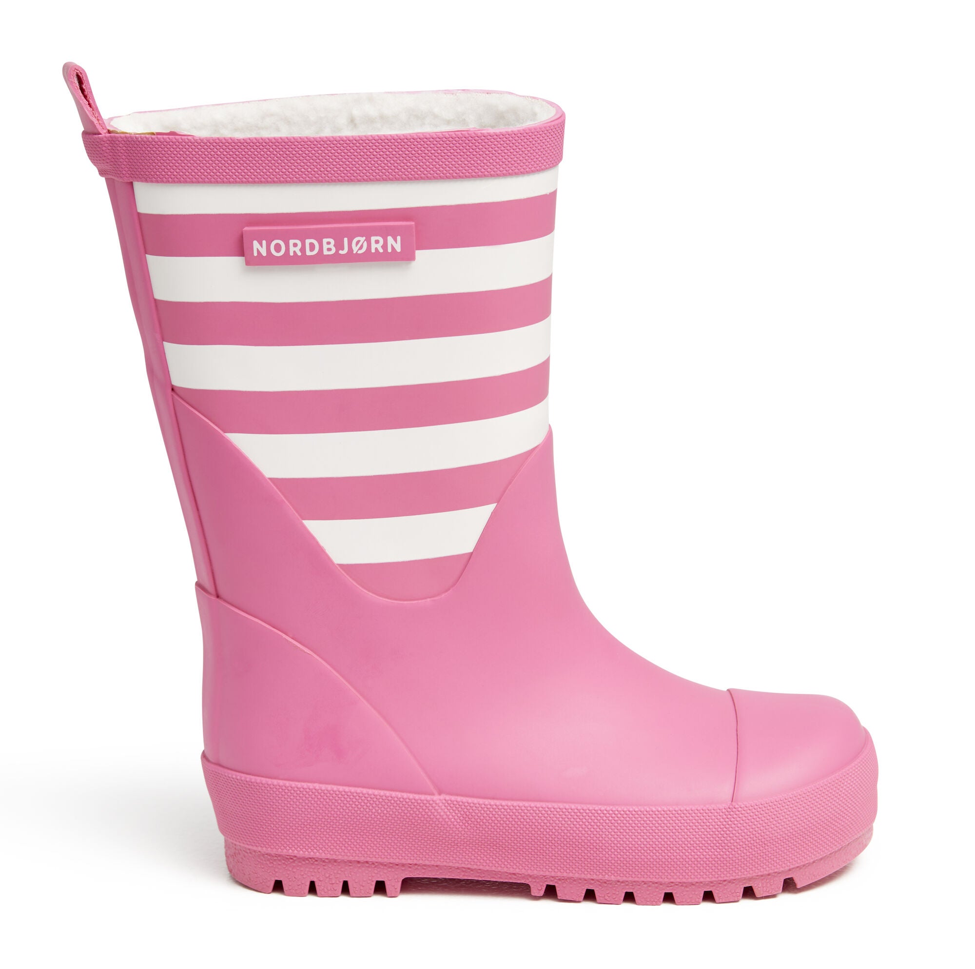 Nordbjörn Dunder Fodrade Gummistövlar|Fuschia/White
