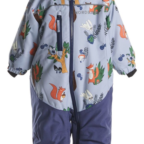 Nordbjörn Igloo Babyoverall|Bear with me Zen Blue
