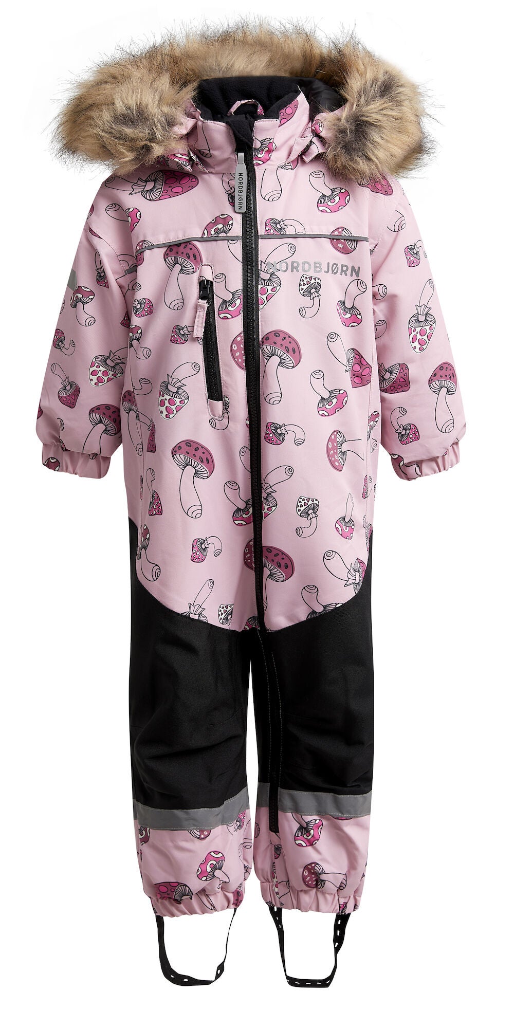 Nordbjörn Igloo Babyoverall|Mushroom Vroom Pink