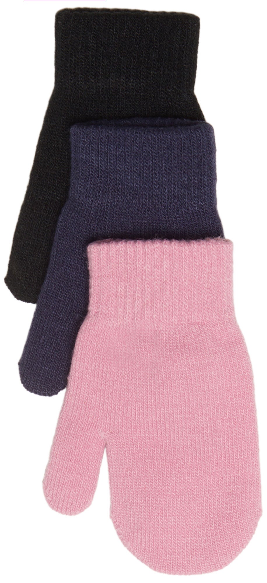 Nordbjörn Lillefjord Tumvantar 3-pack|Black/Rosebloom/Eclipse