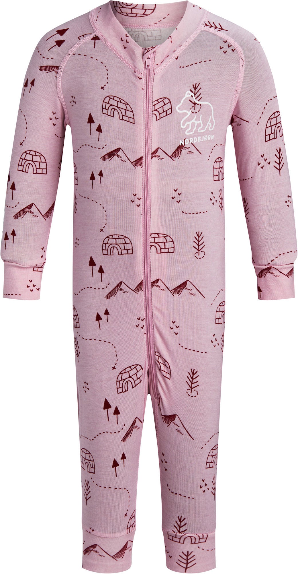 Nordbjörn Moritz Underställsoverall Bamboo|Pink Iceberg