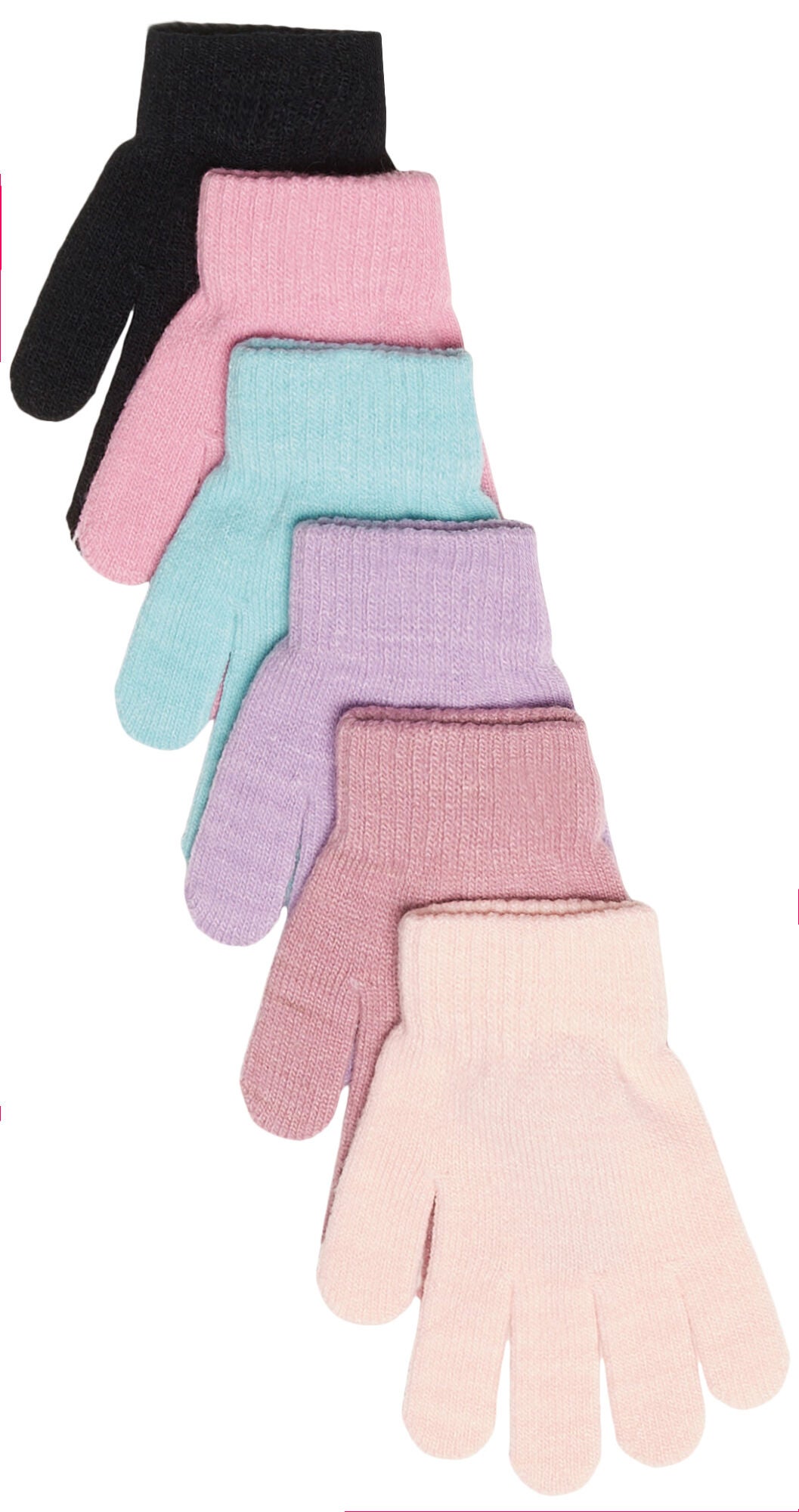 Nordbjörn Nordfjord Fingervantar 6-pack|Rosebloom/Lupine/Polignac/Strawberry Cream