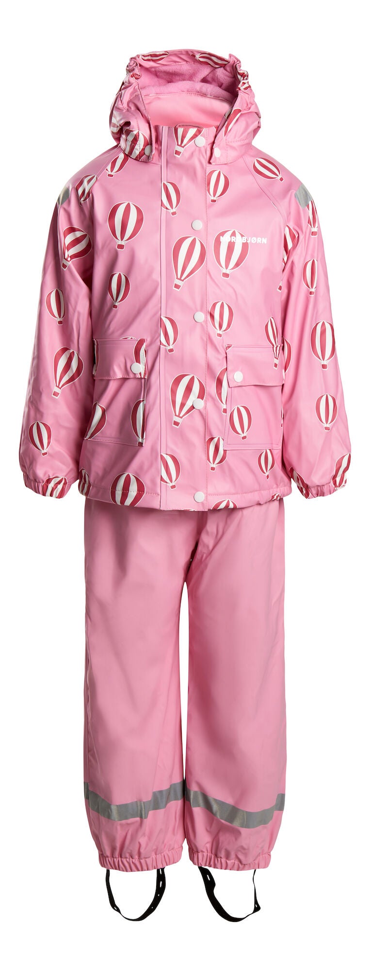 Nordbjörn Nordvik Fodrat Regnställ|Rosa