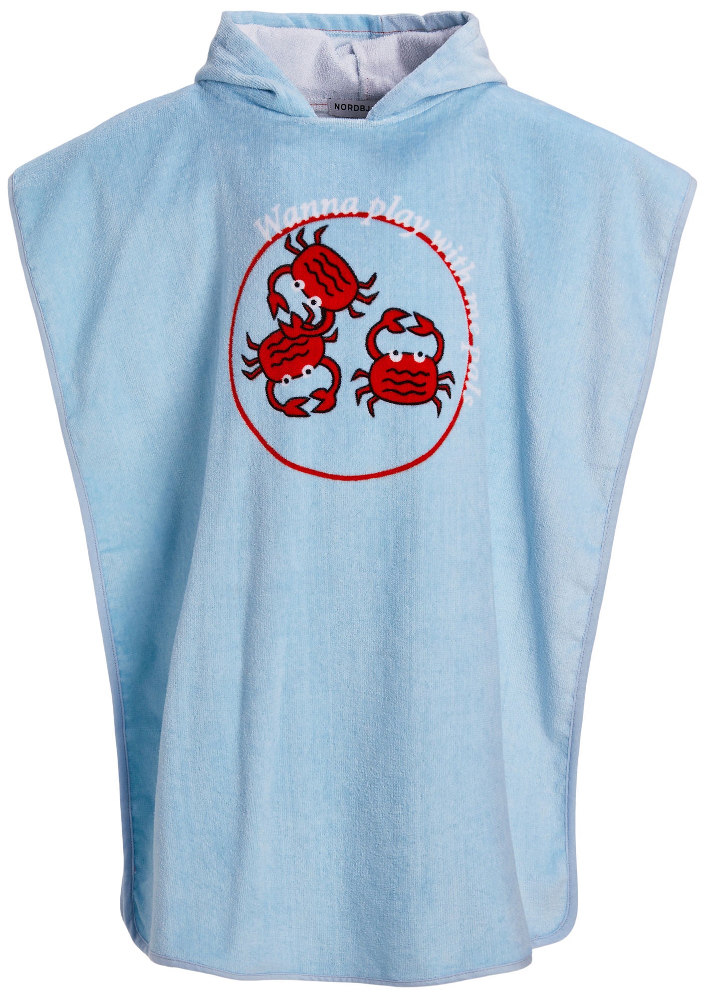 Nordbjörn Rossö Badponcho|Blue Crab
