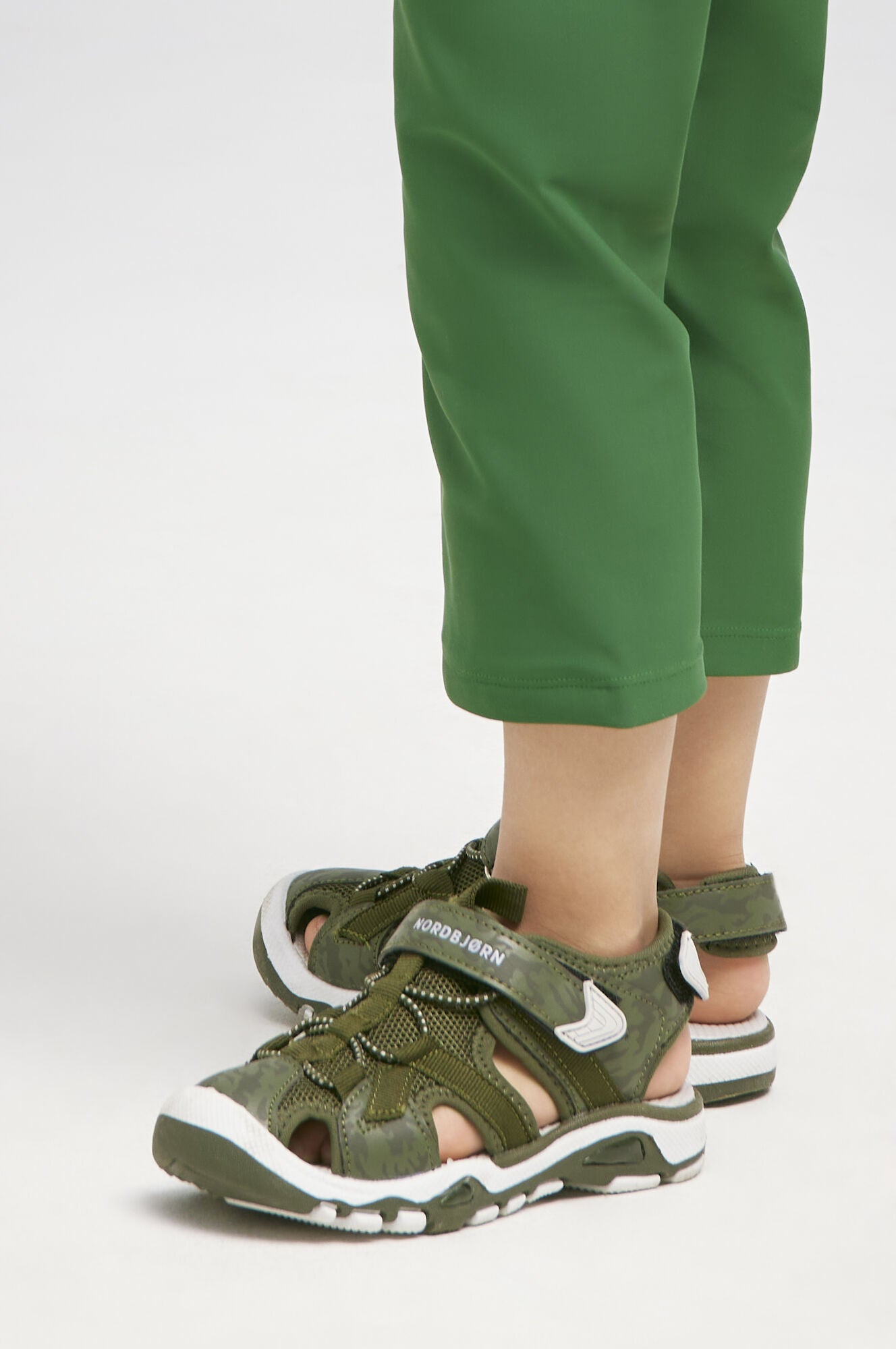 Nordbjörn Safari Blinkande Sandaler|Green Khaki