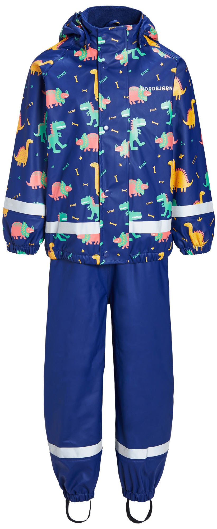 Nordbjörn Skagen Fodrat Regnställ|Dinosaur Roar Blue Print