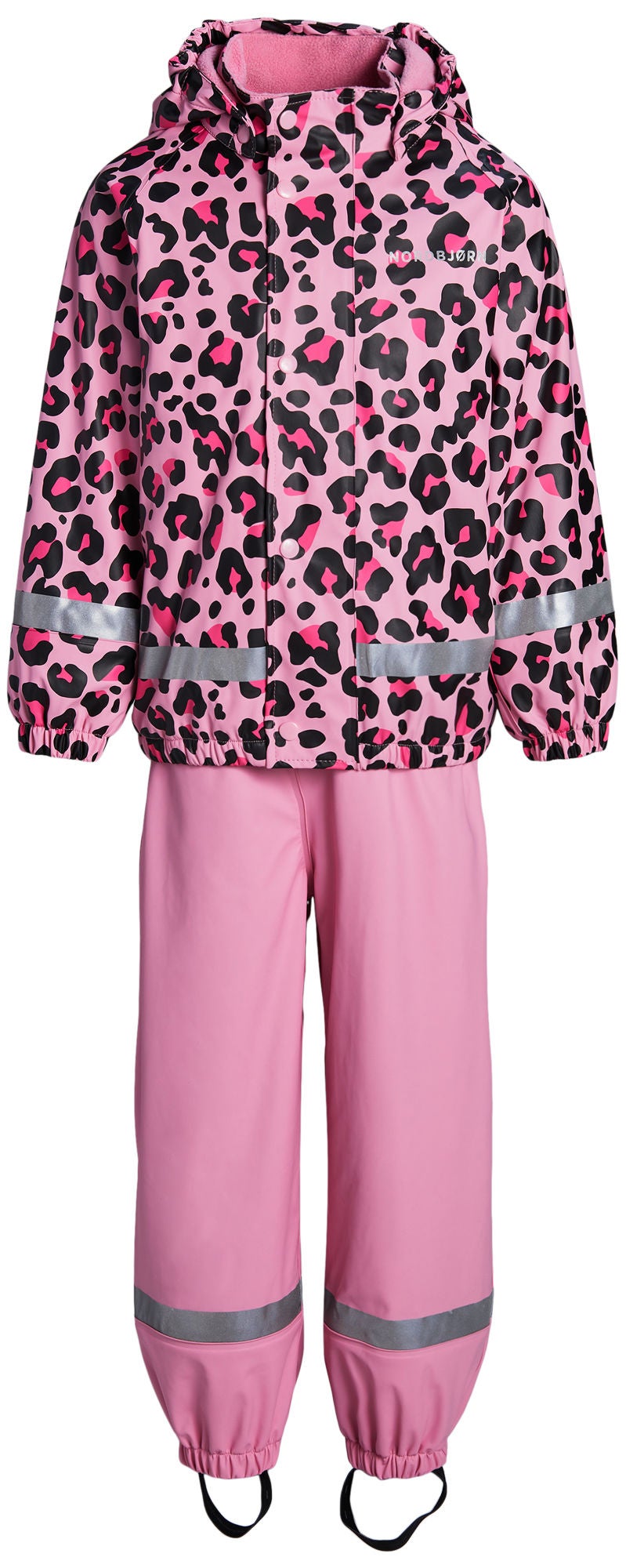 Nordbjörn Skagen Fodrat Regnställ|Leopardy Sea Pink