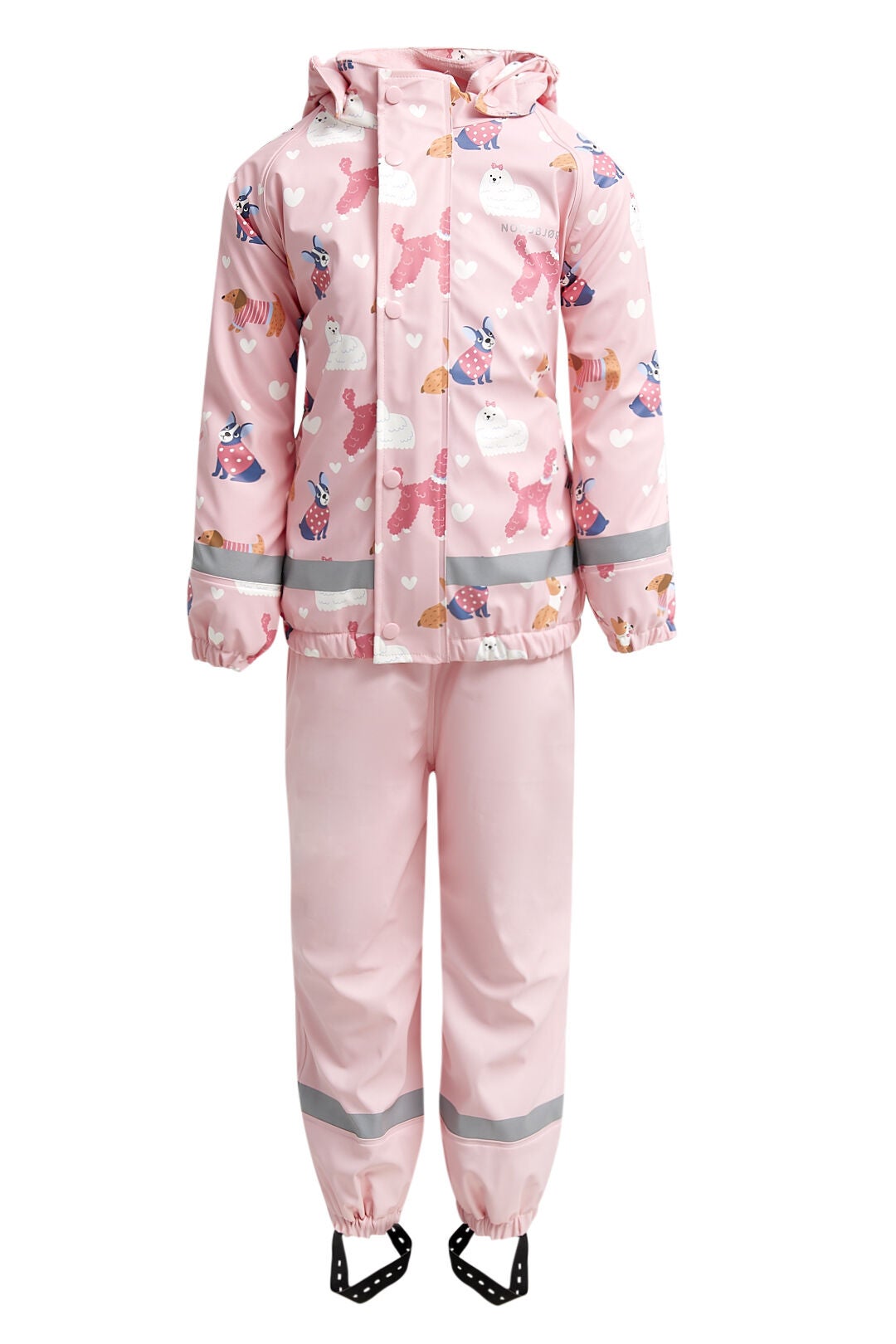 Nordbjörn Skagen Fodrat Regnställ|Puppy Love Candy Pink