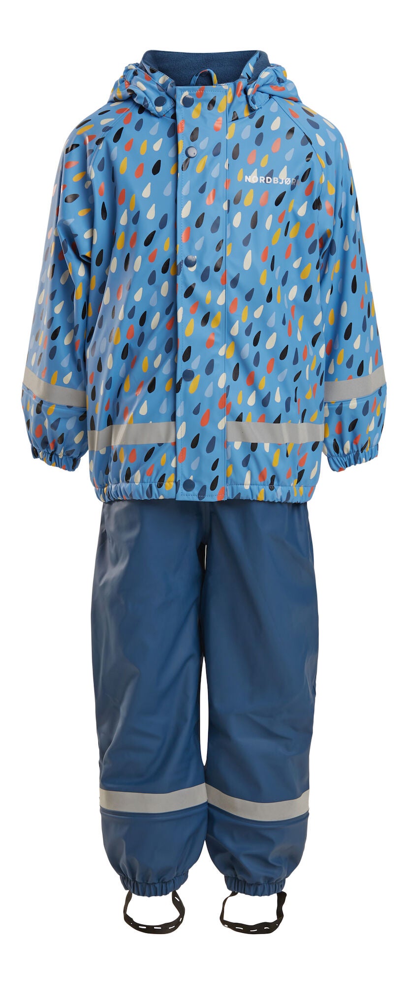 Nordbjörn Skagen Fodrat Regnställ|Raindrops Silver Lake Blue