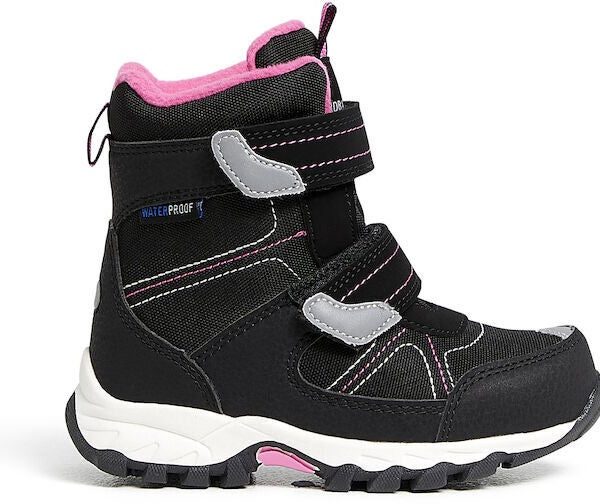 Nordbjörn Snowfall Vinterkängor|Black/Strawberry