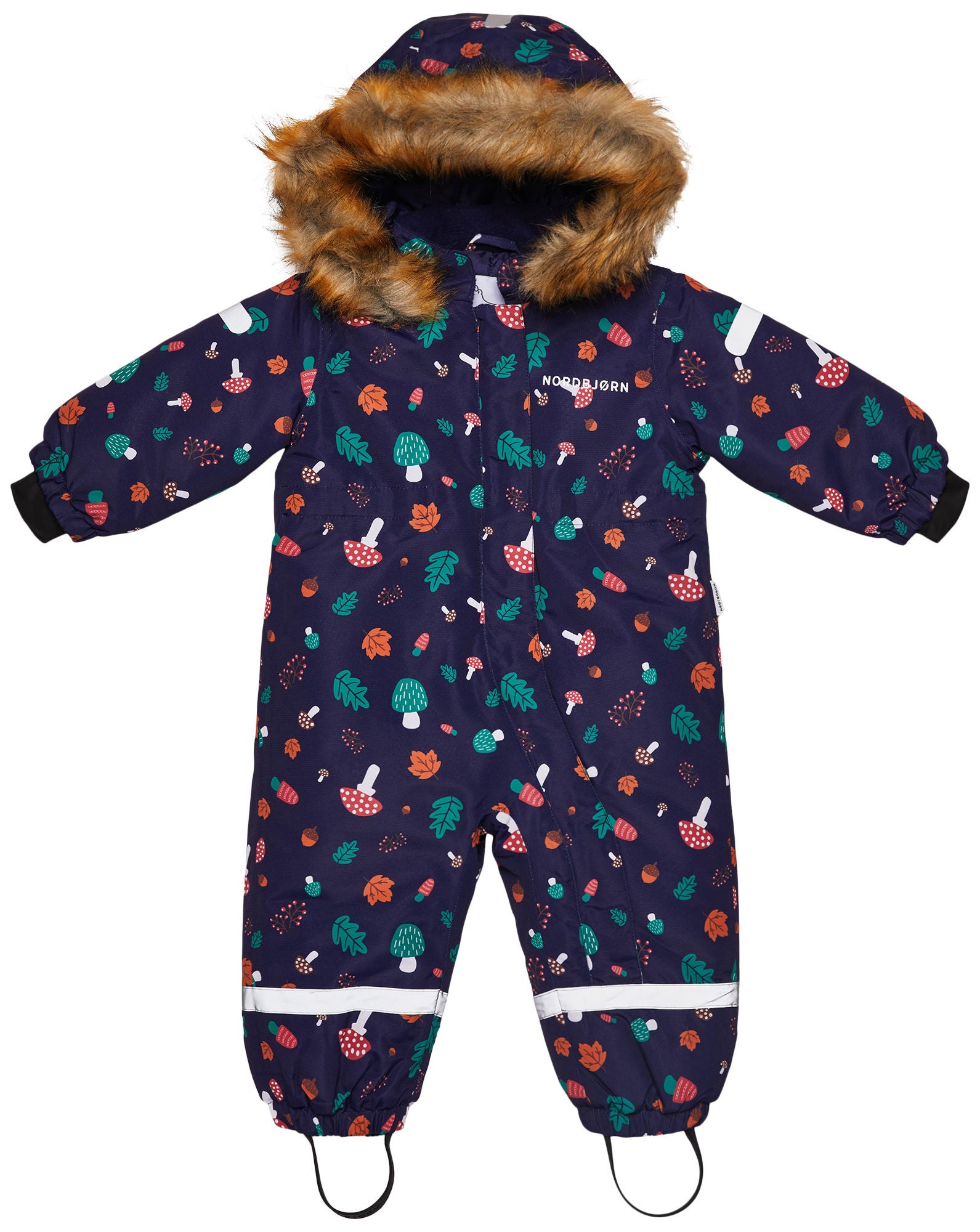 Nordbjörn Vindö Babyoverall|Mushroom Kaboom Blue