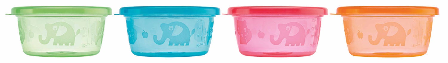 Nuby Skål 4-pack 240 ml