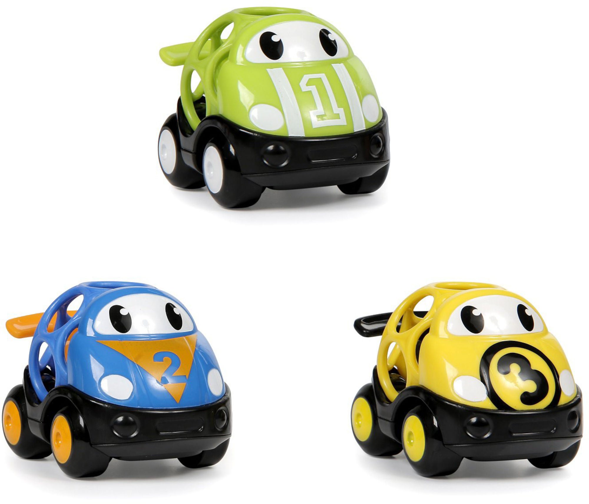 Oball Go Grippers Vehicles Aktivitetsleksak 3-pack|