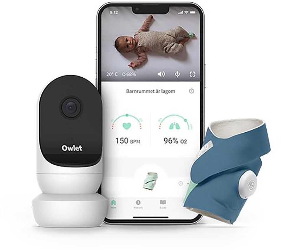 Owlet Duo Babyvakt med Cam 2|Bedtime Blue