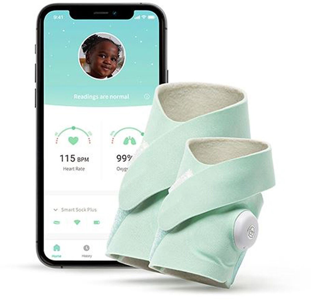 Owlet Smart Sock Babyvakt Plus|Mint