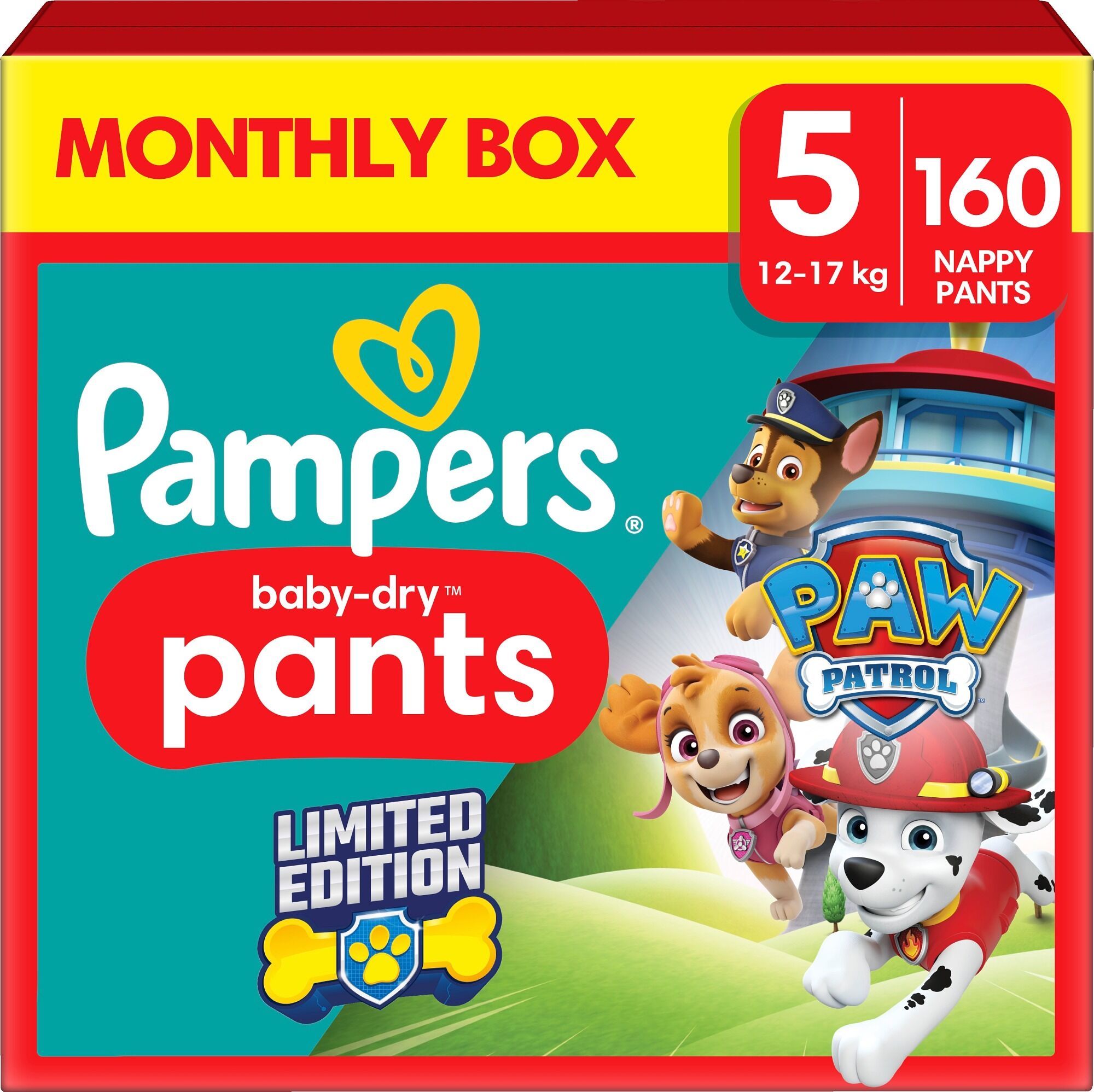 Pampers Baby Dry Pants Blöjor Stl 5 12-17 kg 160-pack