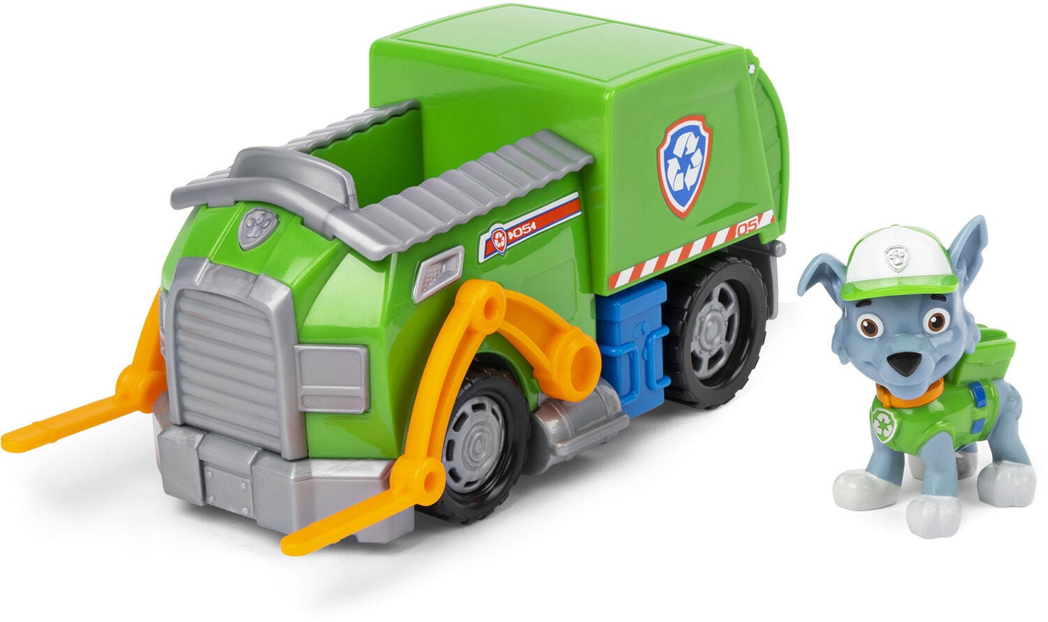 Paw Patrol Återvinningslastbil Fordon Rocky|Flerfärgad