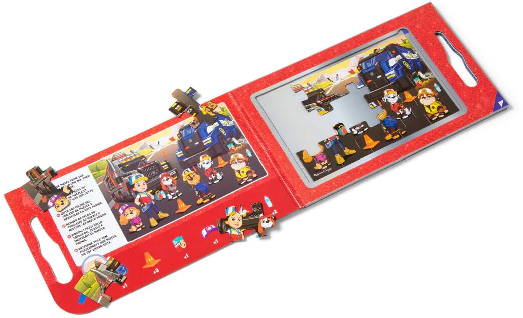 Paw Patrol Big Truck Pups Magnetiska Pussel 2-pack|