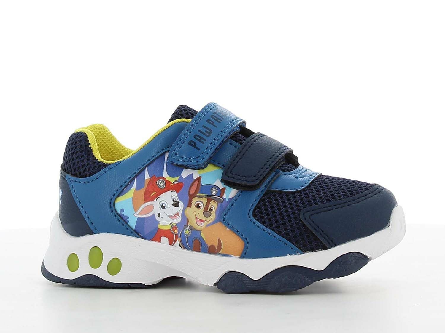 Paw Patrol Blinkande Sneakers|Navy/Cobalt Blue