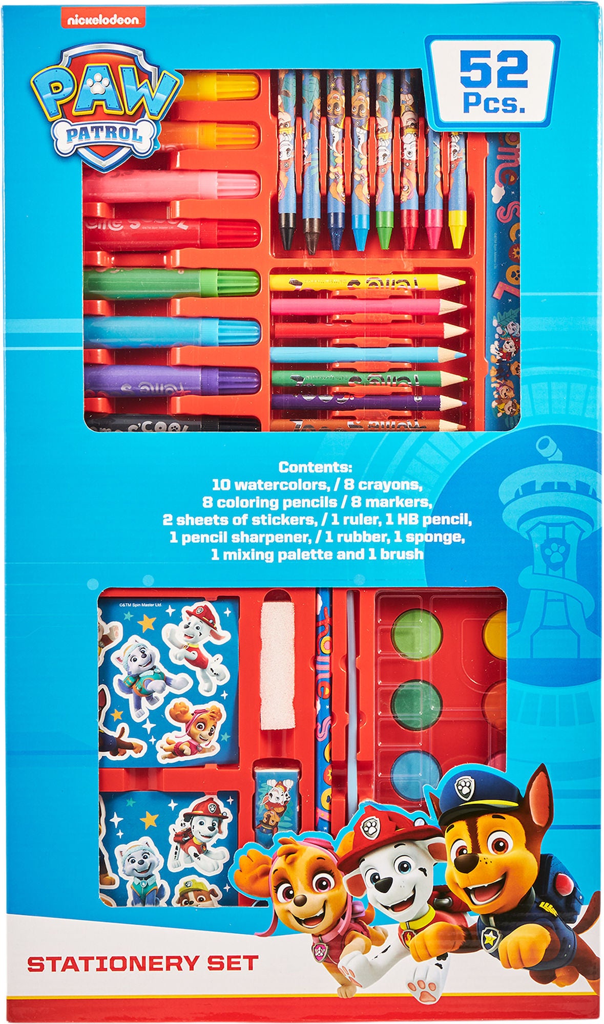 Paw Patrol Målarlåda 52 st|