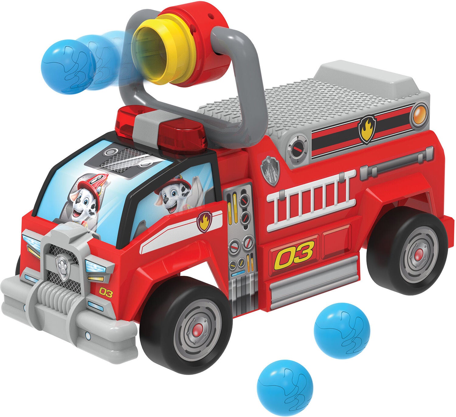 Paw Patrol Marshall Roll &  Ride Gåbil Brandbil|