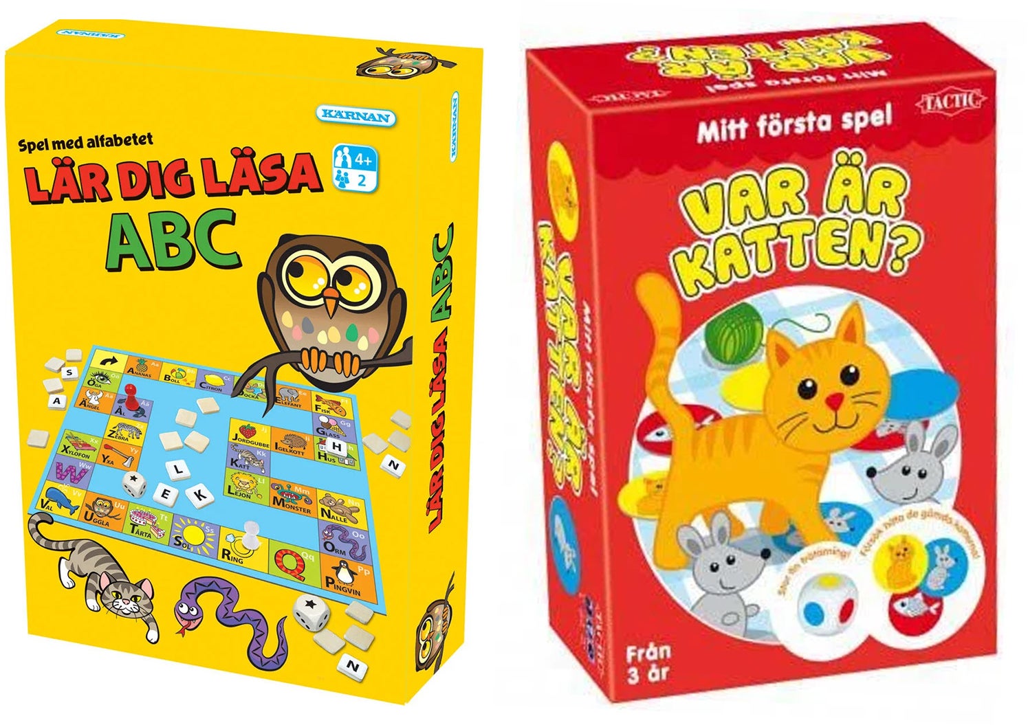 Pedagogiska Spel - Var Är Katten Och Lär Dig Läsa