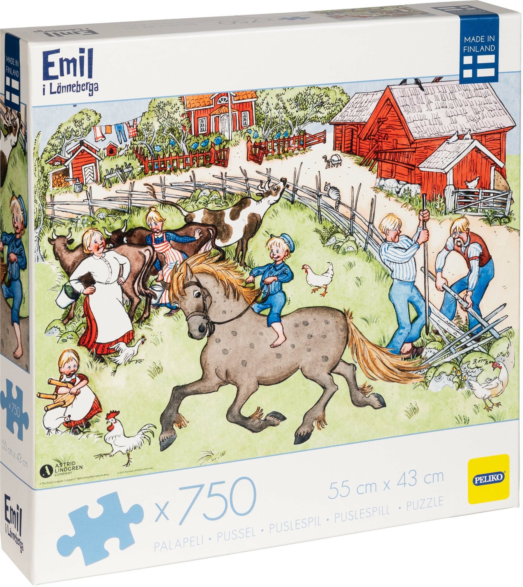 Peliko Emil I Lönneberga Pussel 750 Bitar|