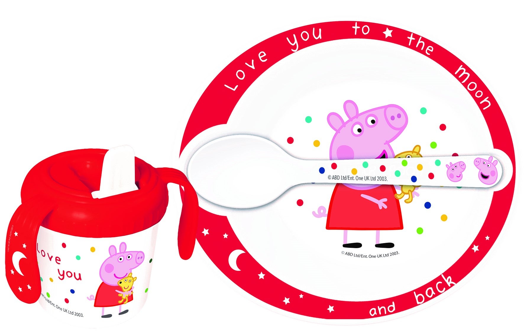 Peppa Pig Barnservis 3-pack|