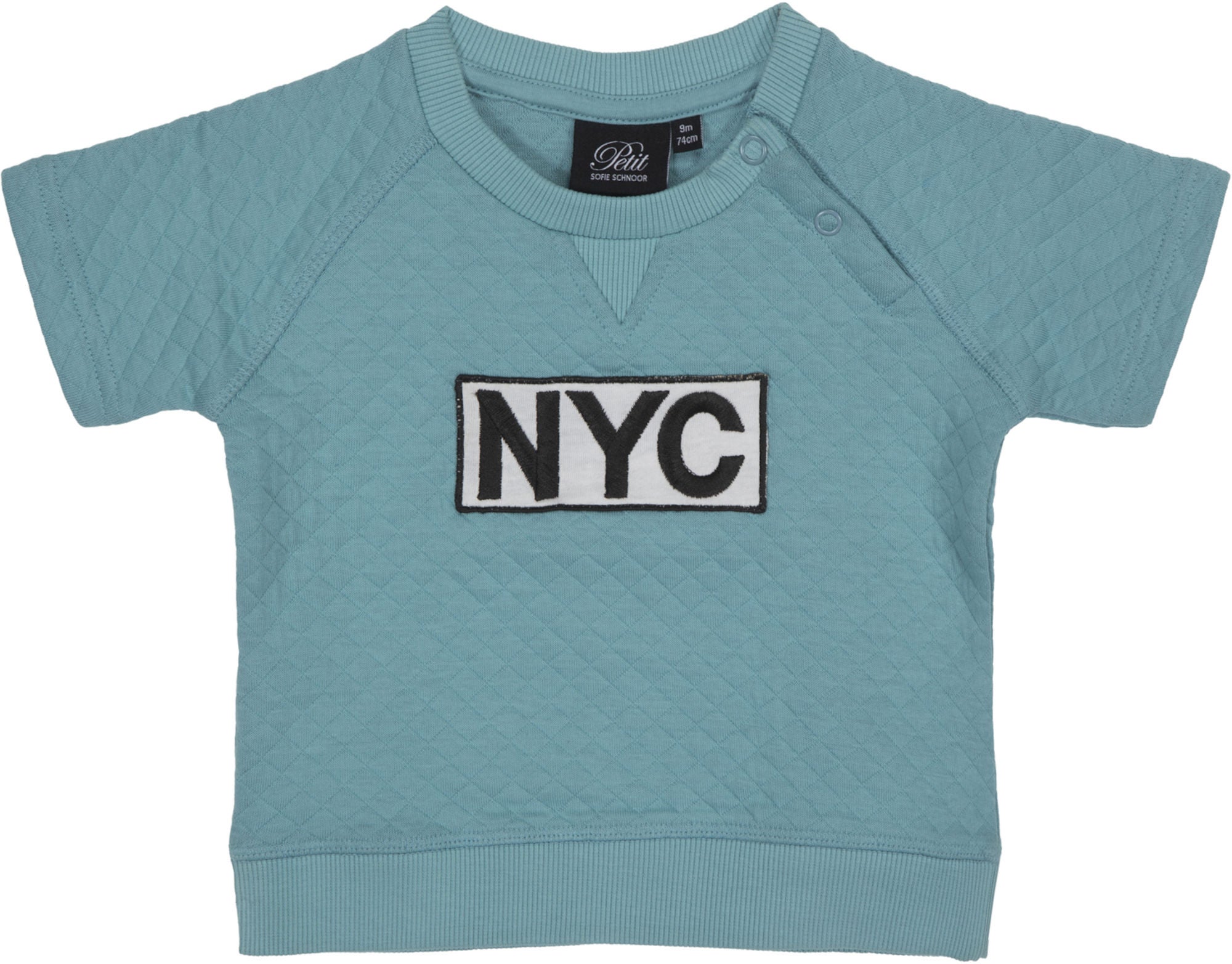 Petit By Sofie Schnoor T-shirt NYC|Aqua Blue Stl 68