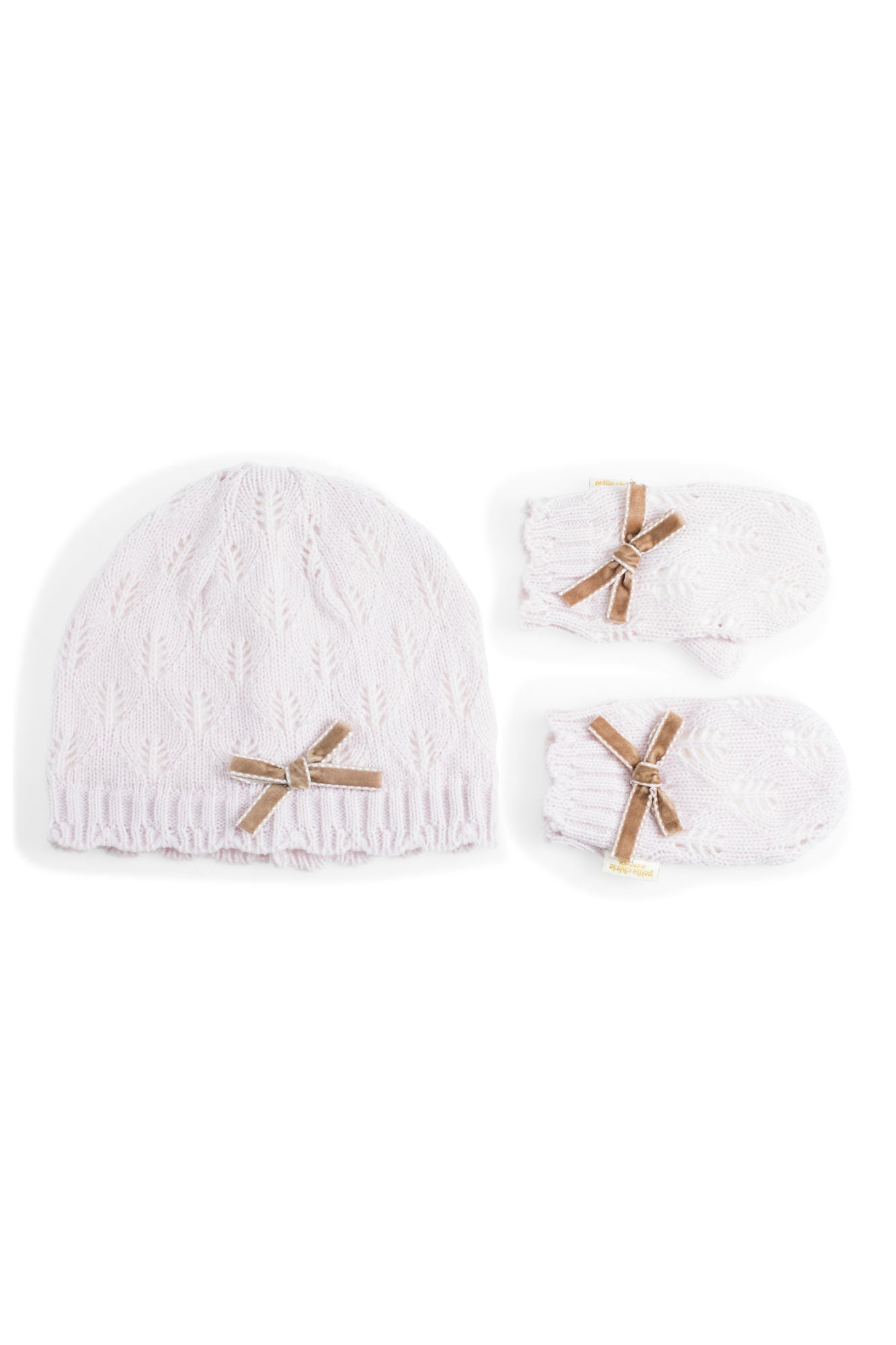 Petite Chérie Atelier Agnes Mössa Och Vantar|Pink 2-4 år