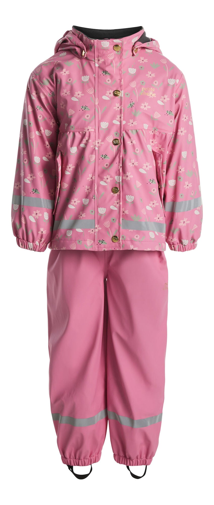 Petite Chérie Atelier Amira Fodrat Regnställ|Flowers Sachet Pink