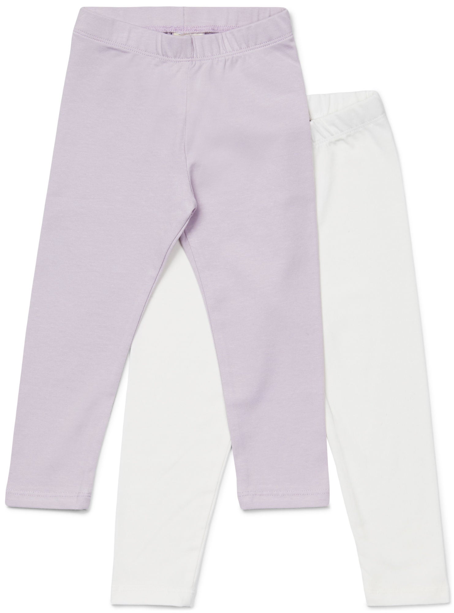 Petite Chérie Atelier Arielle Leggings 2-pack|White/Lavender 122-128