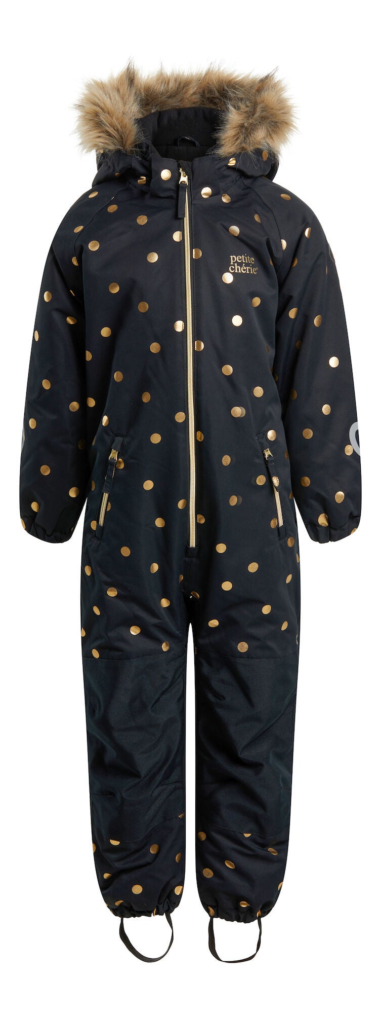 Petite Chérie Atelier Etoile Overall|Foil Dots Black